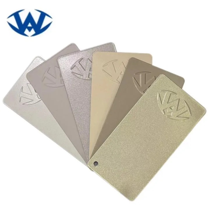 Champagne metallic panels