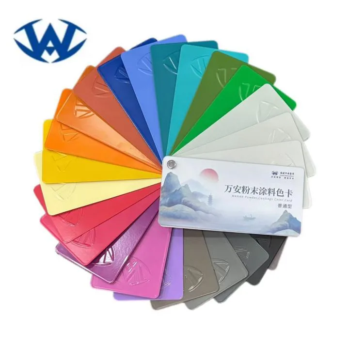 WANAN colour card fan — smooth RAL colours